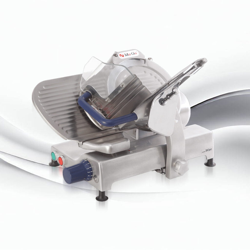 Krajalnica grawitacyjna 310p2 - do wędlin i sera - widok z tyłu